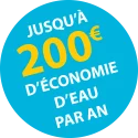 Jusqu'à 200 € d'économie d'eau par an